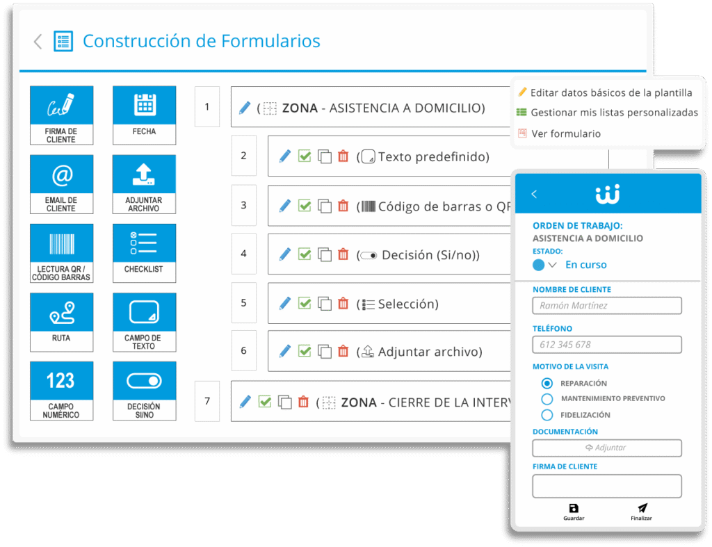 Construcción de formularios digitales