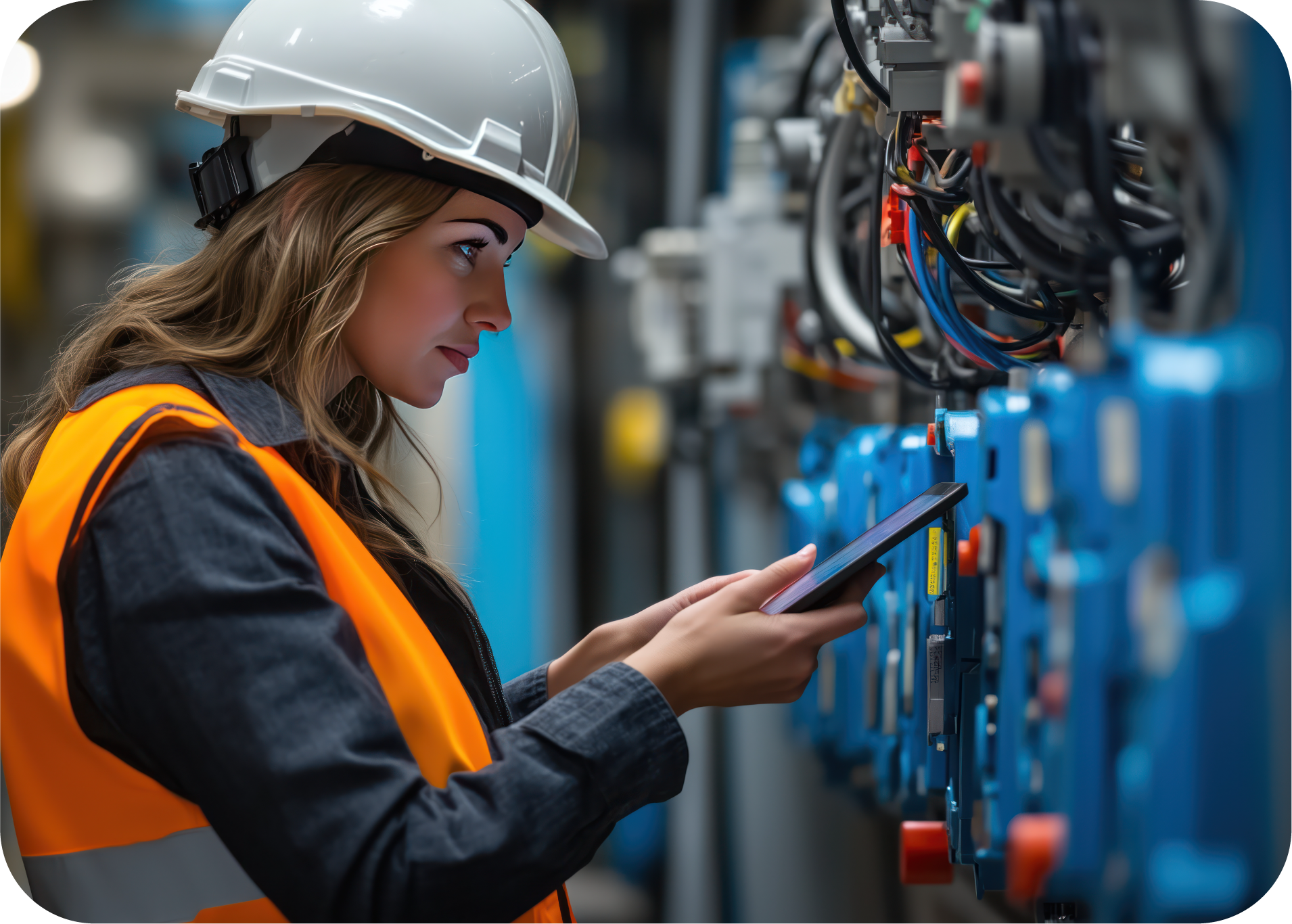 Técnico mantenimiento industrial Software de field service management sector mantenimiento industrial