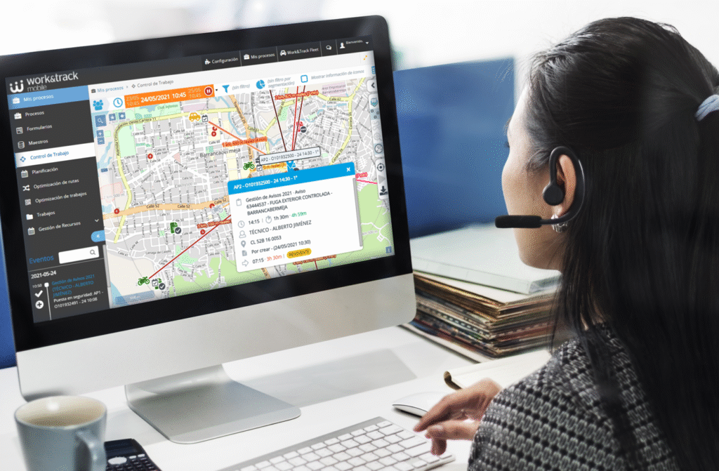 Software para ayudar a los técnicos a llegar más preparados al servicio, reducir las llamadas y mantener al cliente informado.